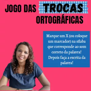Imagem principal do produto Jogo das TROCAS ortográficas!