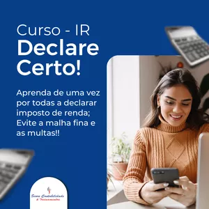 Imagem de capa para o Curso online IR Declare Certo