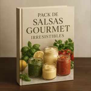 Imagem de capa para o Ebook 🥣 Pack de Salsas Gourmet Irresistibles