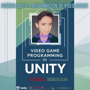 Imagen de portada para Curso online Domina Unity: Programación de Videojuegos