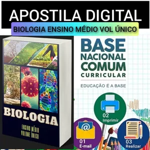 Imagem de capa para o Curso online APOSTILA DE BIOLOGIA (VOL ÚNICO) ENSINO MÉDIO