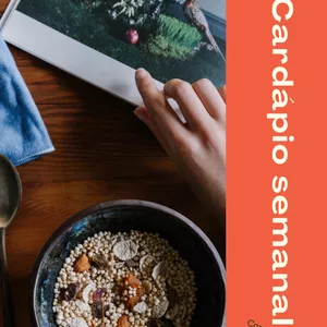 Imagem de capa para o Ebook Ementa semanal com Receitas
