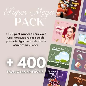 Imagem de Super Mega Pack  criado por Jaque Santos na hotmart