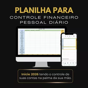 Curso Planilha de Controle Financeiro Pessoal Diário