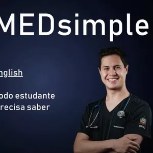 Imagem de capa para o Curso online MEDsimple English - o inglês que todo estudante de medicina precisa saber