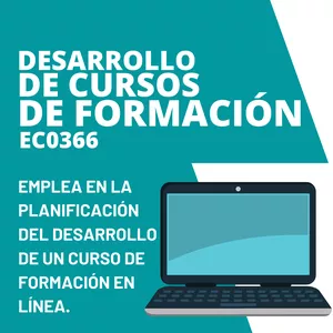 Imagen de portada para Curso online EC0366 Desarrollo de cursos de formación en línea