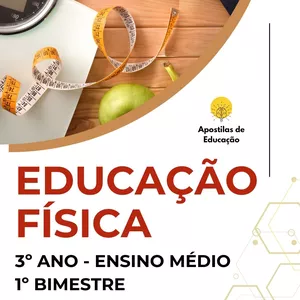 Imagem de capa para o Ebook Educação Física 3º Ano 1º Bimestre (Ensino Médio) - Apostila com Planos de Aula