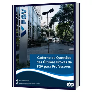 Imagem de capa para o Ebook Caderno de Questões da Últimas Provas da FGV para Professores