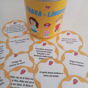 Imagem de capa para o Ebook Trava línguas