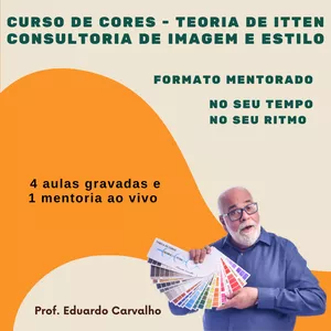 Imagem de capa para o Curso online Curso de Cores - Teoria de Itten - Consultoria de Imagem e Estilo