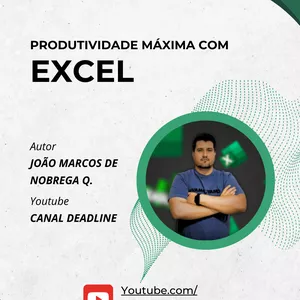 Imagem de capa para o Ebook Produtividade Máxima com Excel: Canal Deadline