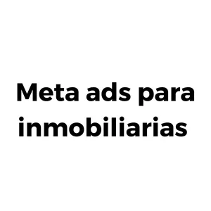 Imagen de portada para Curso online Meta ads para inmobiliarias 