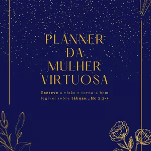 Imagem de capa para o Ebook Planner da Mulher Virtuosa