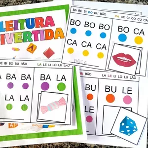 Imagem de capa para o Ebook APOSTILA LEITURA DIVERTIDA SILABAS SIMPLES