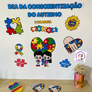 Imagem de capa para o Ebook Painel para o Dia da Conscientização do Autismo
