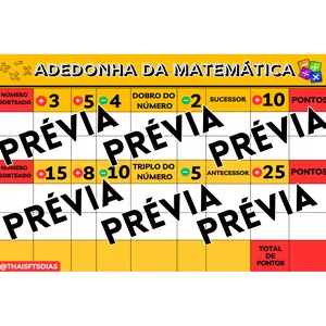Imagem de capa para o Ebook Adedonha da matemática/ Stop Matemático
