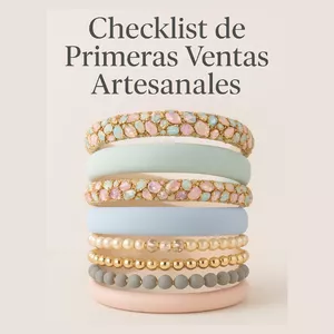 Imagen de portada para Ebook Checklist Completo para tus Primeras Ventas Artesanales