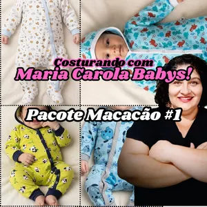 Imagem do curso Costurando Com Maria Carola Babys - Pacote Macacão #1
