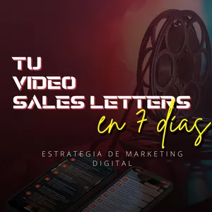 Imagen de portada para Curso online Tu Video Sales Letter en 7 días