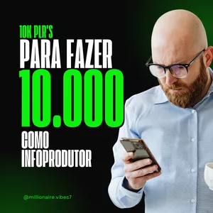 Imagem de capa para o Ebook 10k Plr`s Para Fazer 10.000 Como Infoprodutor