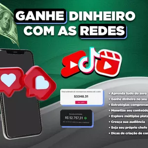 Imagem de capa para o Ebook Ganhe dinheiro com as redes