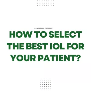 Cover image for Online course How to select the best IOL for your patient?