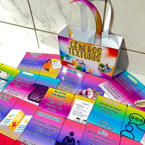 Imagem de capa para o Ebook sacola dos gêneros textuais 🎒📝