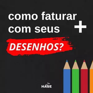 Imagem de capa para o Ebook Como fatutar + com seus desenhos?