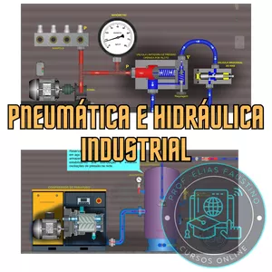 Imagem de capa para o Curso online Pneumática e Hidráulica Industrial