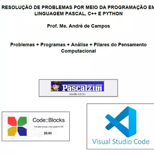 Imagem de capa para o Ebook  (VOLUME 2) RESOLUÇÃO DE PROBLEMAS POR MEIO DA PROGRAMAÇÃO EM LINGUAGEM PASCAL, C ++ E PYTHON -ESTRUTURAS DE SELEÇÃO 