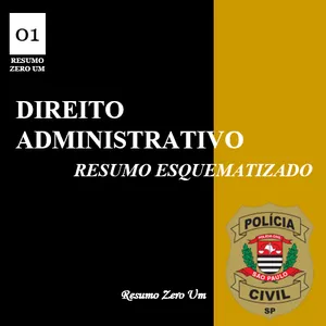 Imagem de capa para o Ebook Direito Administrativo para Escrivão de Polícia PC/SP
