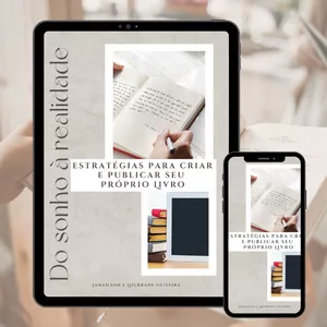 Imagem de capa para o Ebook DO SONHO À REALIDADE - Estratégias para criar e publicar seu próprio livro