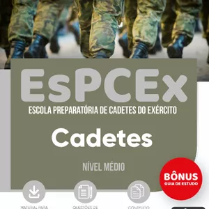 Imagem de capa para o Ebook Apostila EsPCEx 2025 - Cadetes
