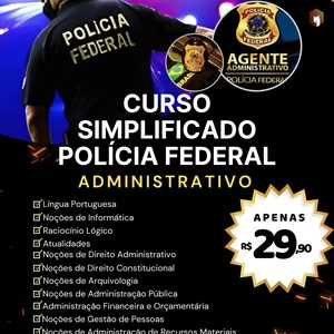 Imagem de capa para o Ebook 🚔🚀 Material Completo para PF Administrativo - Apenas R$ 29,90 + Bônus de 200 Mapas Mentais!