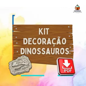 Imagem principal do produto Kit Decoração de Sala de Aula  (tema Dinossauros)