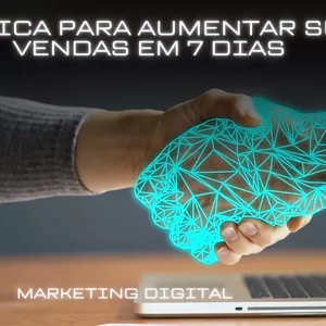 Imagem de capa para o Ebook Técnica Para Aumentar Suas Vendas em 7 Dias