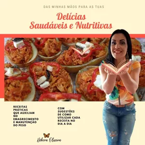 Imagem de capa para o Ebook DELÍCIAS SAUDÁVEIS E NUTRITIVAS!