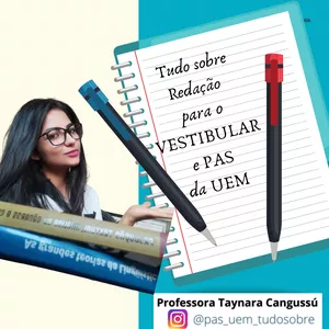 Imagem de capa para o Curso online Tudo sobre Redação para VESTIBULAR e PAS da UEM