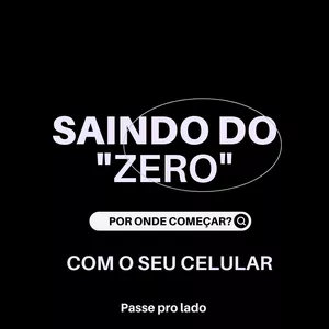 Imagem de capa para o Curso online SAINDO DO "ZERO"