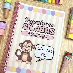Imagem de capa para o Ebook Organize sílabas - Sílabas simples para 1º e 2º ano 