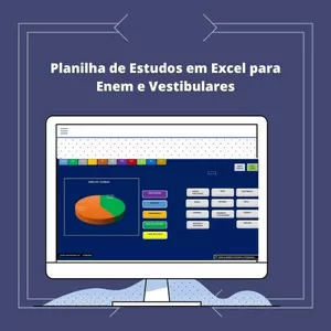 Imagem de capa para o Curso online Planilha interativa em Excel para Enem e Vestibulares