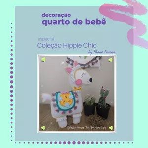 Imagem principal do produto Decoração Quarto de Bebê - Coleção Hippie Chic by Mara Evans