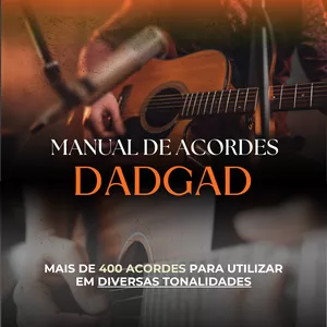 Imagem de capa para o Ebook Manual de Acordes DADGAD