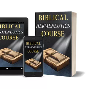 Cover image for Online course  BIBLICAL HERMENEUTICS COURSE