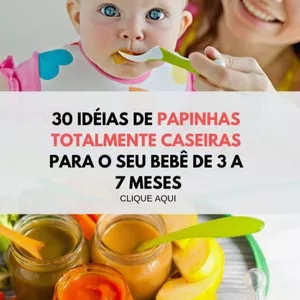Papinhas felizes-receitas para bebês 