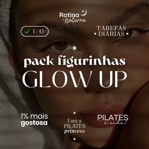Imagem do curso Pack de Figurinhas Glow Up