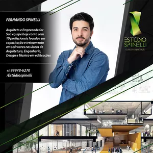 Imagem de capa para o Curso online Curso de AutoCAD - Estúdio Spinelli