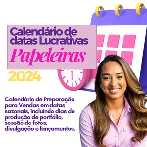 Imagem de capa para o Curso online Calendário de Datas Lucrativas para Papelaria Personalizada