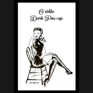 Imagem de capa para o Curso online Zine Dark Pin-ups