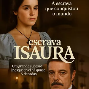 Imagem de capa para o Ebook Bastidores do sucesso Escrava Isaura e curiosidades 